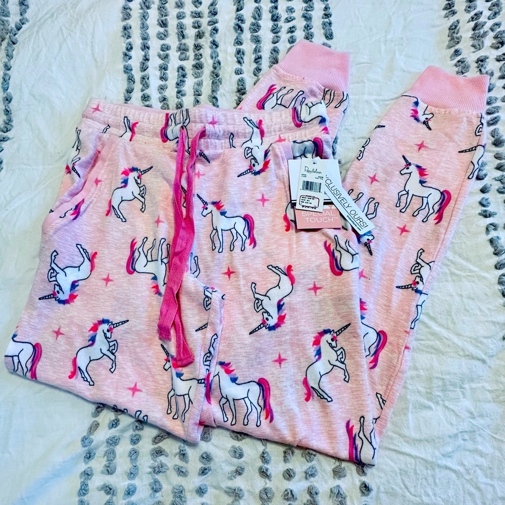 Unicorn pajama joggers